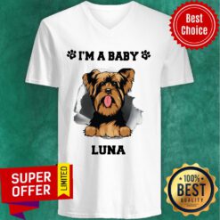 Yorkshire Terrier I'm a Baby V-neck