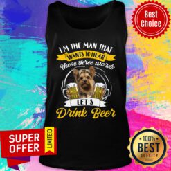 Yorkshire Wants To Heart Let's Drink Beer Tank Top