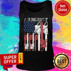Arborist Your Name American Flag Tank Top