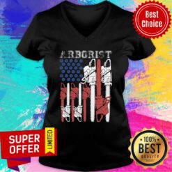 Arborist Your Name American Flag V-neck