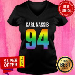 Carl Nassib Supporting Lgbtq Favorite Football Player V-neck
