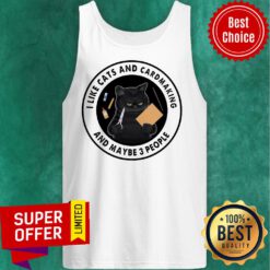 Cat I Like Cats And Cardmaking And Maybe 3 People Tank Top