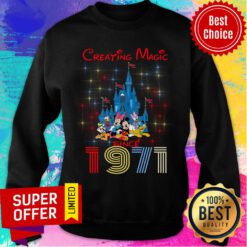 Disney Mickey Creating Magic 1971 Sweatshirt