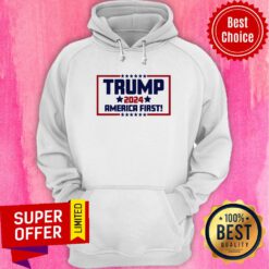 Donald Trump 2024 America First Hoodie