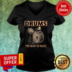 Drums The Heart Of Music V-neck
