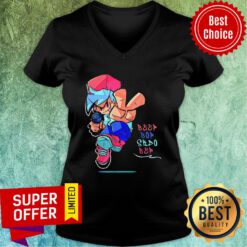 Friday Night Funkin Battle Beer Bop Shoo Bee V-neck
