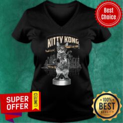 Funny Cat Kitty Kong V-neck