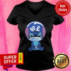 GE Stitch Wears Face Mask V-neck