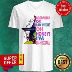 Good Witch Or Bad Witch Oh Honey I'm Bihexual V-neck