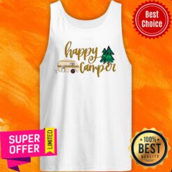 Happy Camper Car Camping Tank Top