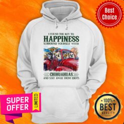 I Found Key To Happiness Surround Chihuahuas Hoodie