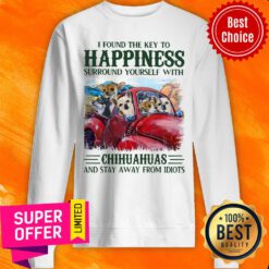 I Found Key To Happiness Surround Chihuahuas Sweatshirt