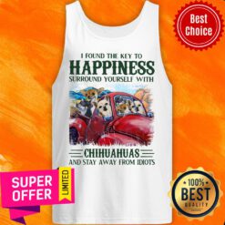 I Found Key To Happiness Surround Chihuahuas Tank Top
