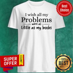 I Wish All My Problems Were As Littel As My Books Shirt
