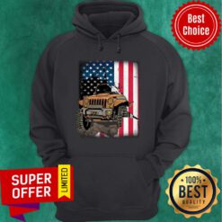 JP Wall Flag Jeep USA Flag Hoodie