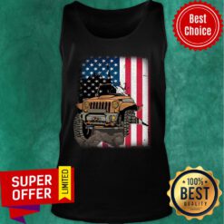 JP Wall Flag Jeep USA Flag Tank Top