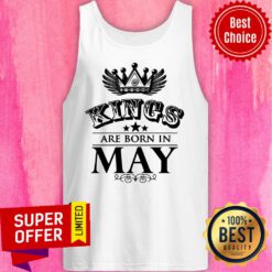 Kings Are Born In May Tank Top