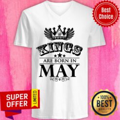 Kings Are Born In May V-neck