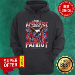 Never Apologize For Being Patriot The Southern Flag Hoodie