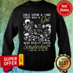 Once Upon A Time Girl Scrapbooking Sweatshirt