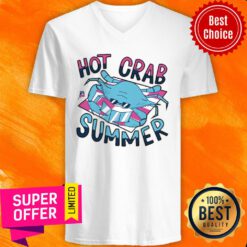 Pretty Hot Crab Summer V-neck