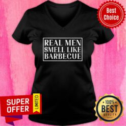 Real Men Smell Like Barbecue V-neck