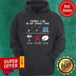 Things I Do In My Spare Time Bass Guitar Look At Bass Guitar Think About Bass Guitar Hoodie