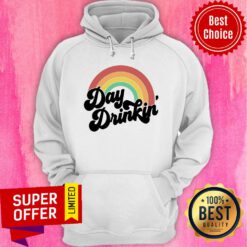 Top Rainbow Day Drinkin Hoodie