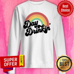 Top Rainbow Day Drinkin Sweatshirt