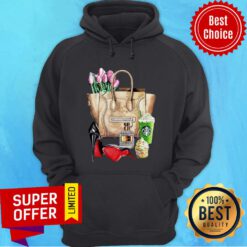 Tulips And Perfume In Hand Bag Hoodie