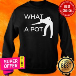 What A Pot Billiards Posture Sweatshirt
