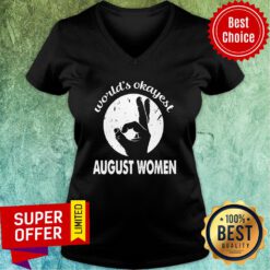 World’s Okayest August Women V-neck