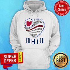 A Piece Of My Heart And Soul Lives In Ohio Hoodie