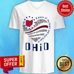 A Piece Of My Heart And Soul Lives In Ohio V-neck