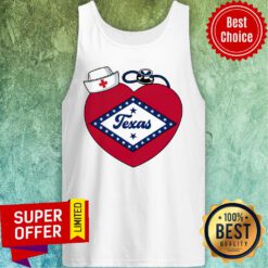 Awesome Nurse Heart Texas Tank Top