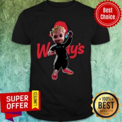 Baby Groot Wendy's Logo Halloween Shirt