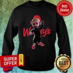 Baby Groot Wendy's Logo Halloween Sweatshirt