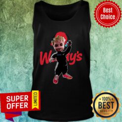 Baby Groot Wendy's Logo Halloween Tank Top