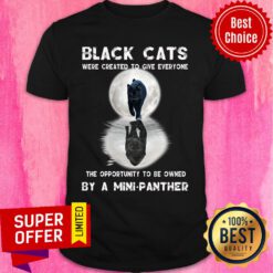 Black Cat Were Created To Give Everyone The Opportunity To Be A Owned By A Mini Pather Shirt