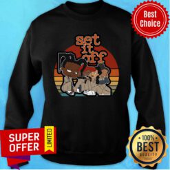 Black Girl I'm Street So Look Both Ways Before You Cross Me Sweatshirt