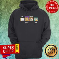 Cat Meme Un Deux Trois Cat Hoodie