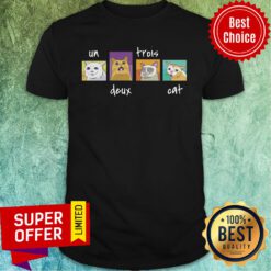 Cat Meme Un Deux Trois Cat Shirt