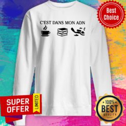 C'est Dans Mon ADN Coffee Book Scuba Diving Sweatshirt