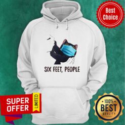 Cute Cat Mark Six Feet People Hoodie