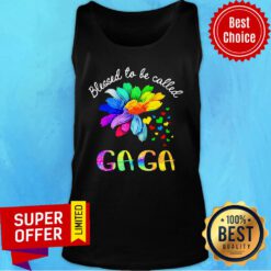 Daisy Flower Blessed To Be Called Gaga Tank Top