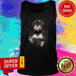 Dog In Pocket Schnauzer Tank Top