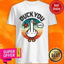Duck You Quack Vintage Retro Shirt