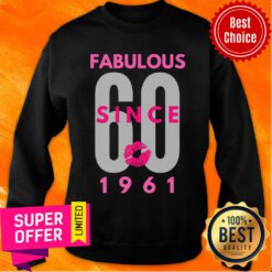 Fabulous 60 Since 1961 Kiss Sweatshirt