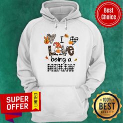 Fall I Love Being A Memaw Leopard Pumpkin Hoodie