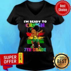 Girl I'm Ready To Crush 7th Grade V-neck